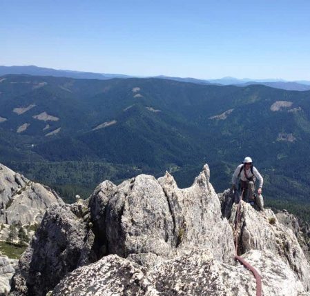 Castle Crags Climber